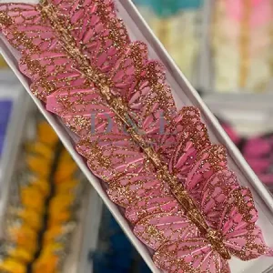 3-inches-pink-decoration-butterflies-with-rose-gold-glitter-pack-of-12