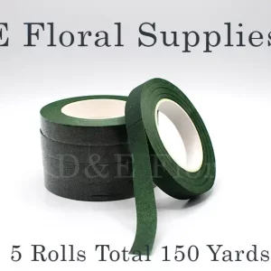 pack-of-5-0-5-inch-by-30-yards-floral-tapes-for-bouquets-stem-wrap-decoration-total-of-150-yards