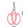 KI-Pink Flower Scissors For Stems Cutting