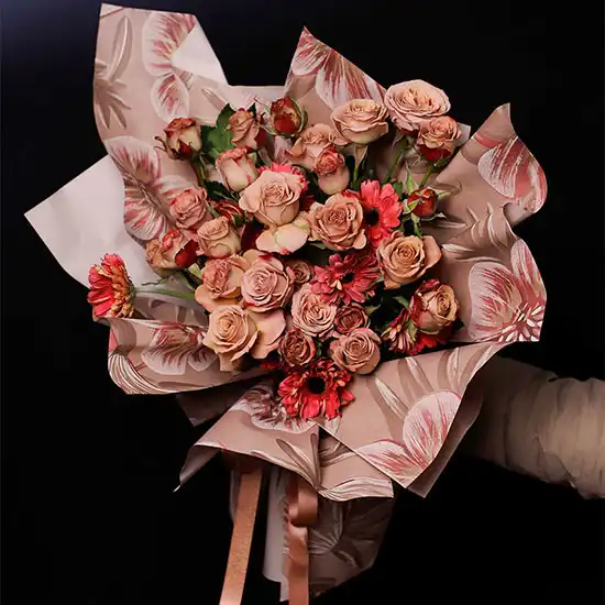 Sample Flower Pattern Flower Wrapping paper