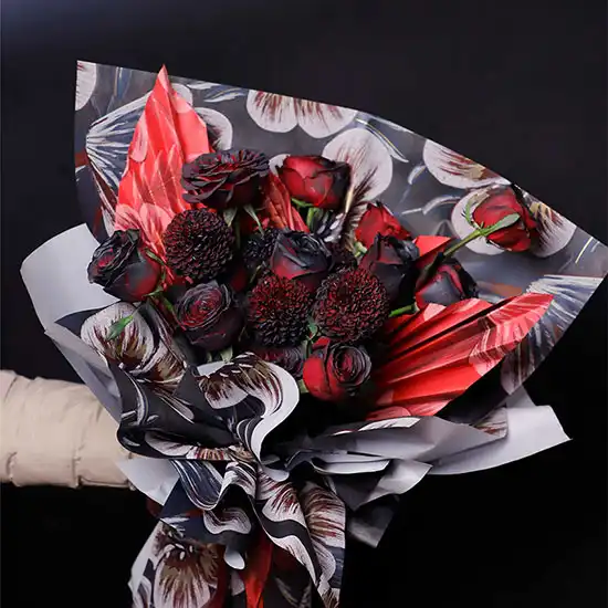 Sample Flower Pattern Flower Wrapping paper