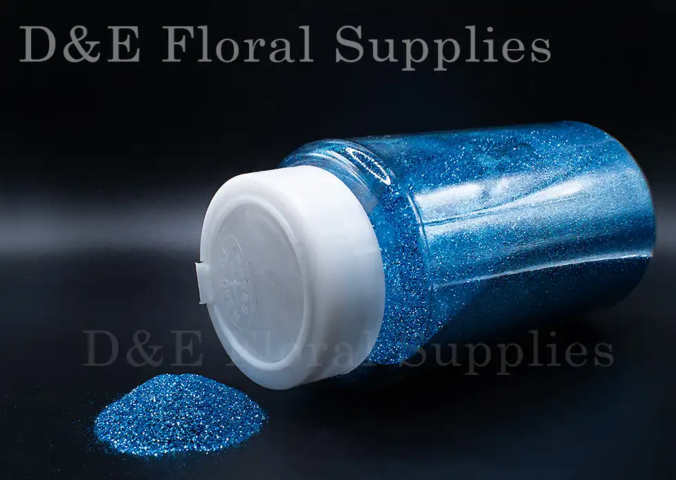 Glitter-Blue Blue Floral Glitter Powder