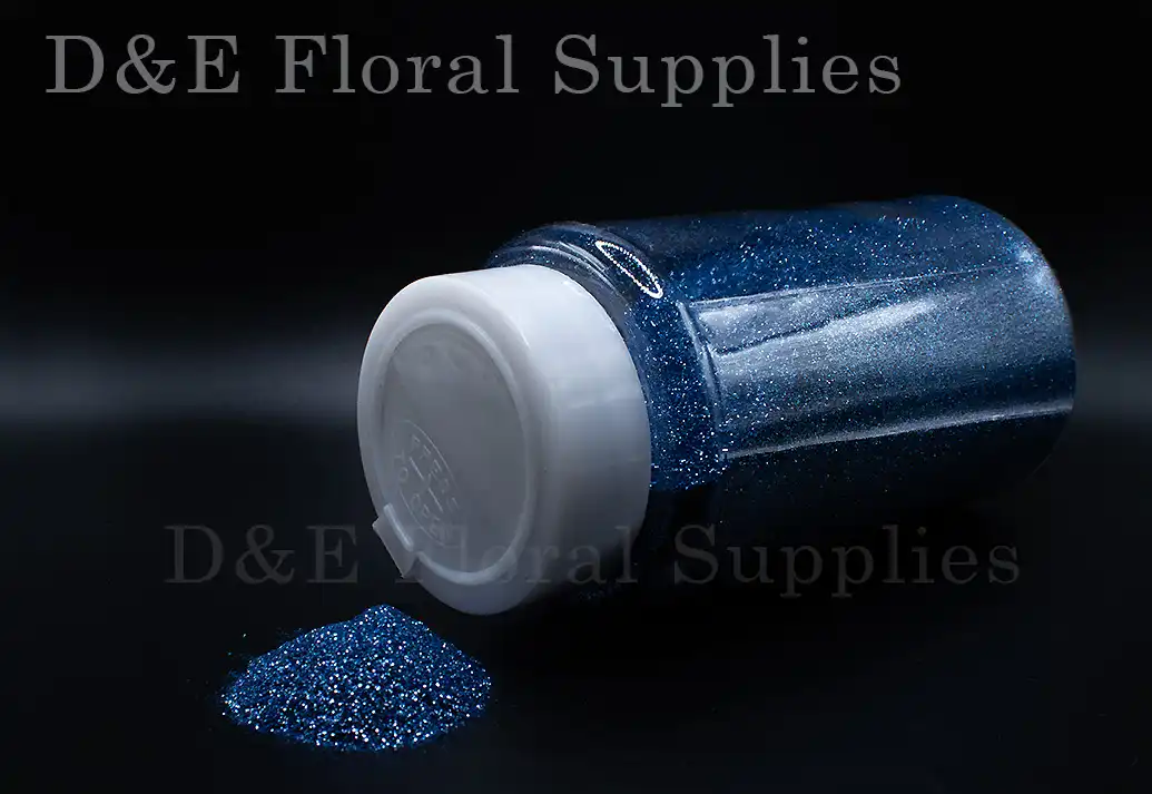 Glitter-Dark-Blue Dark Blue Flower Glitter Powder