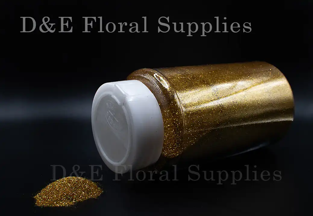 Glitter-Gold Gold Flower Glitter Powder