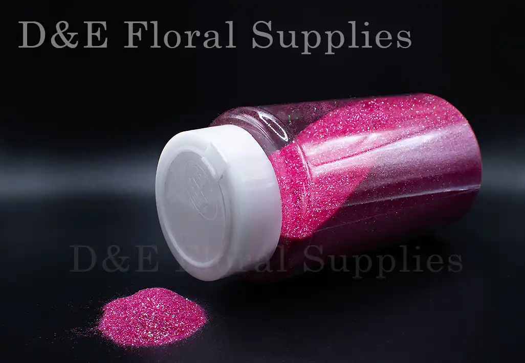 Glitter-Magenta 1Lb Ultra Fine Magenta Glitter Powder For Flower Decoration 16oz
