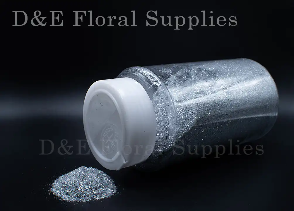 Ultra Fine Silver Floral Glitter Powder