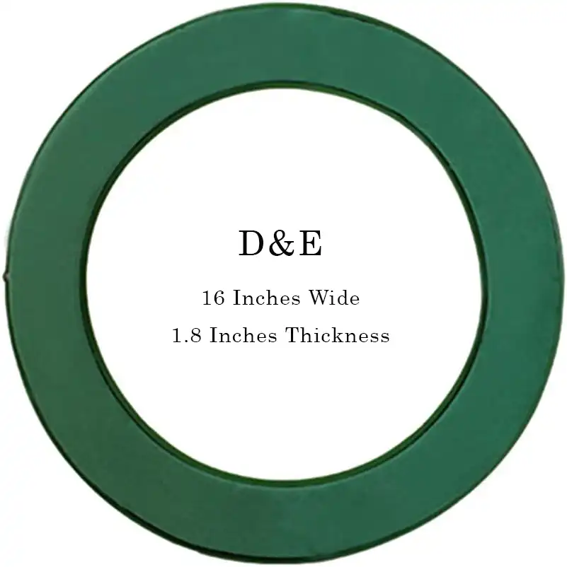 17 Inches Ring Round Shape Flower Foam For Valentines and Wedding Flower Decorations