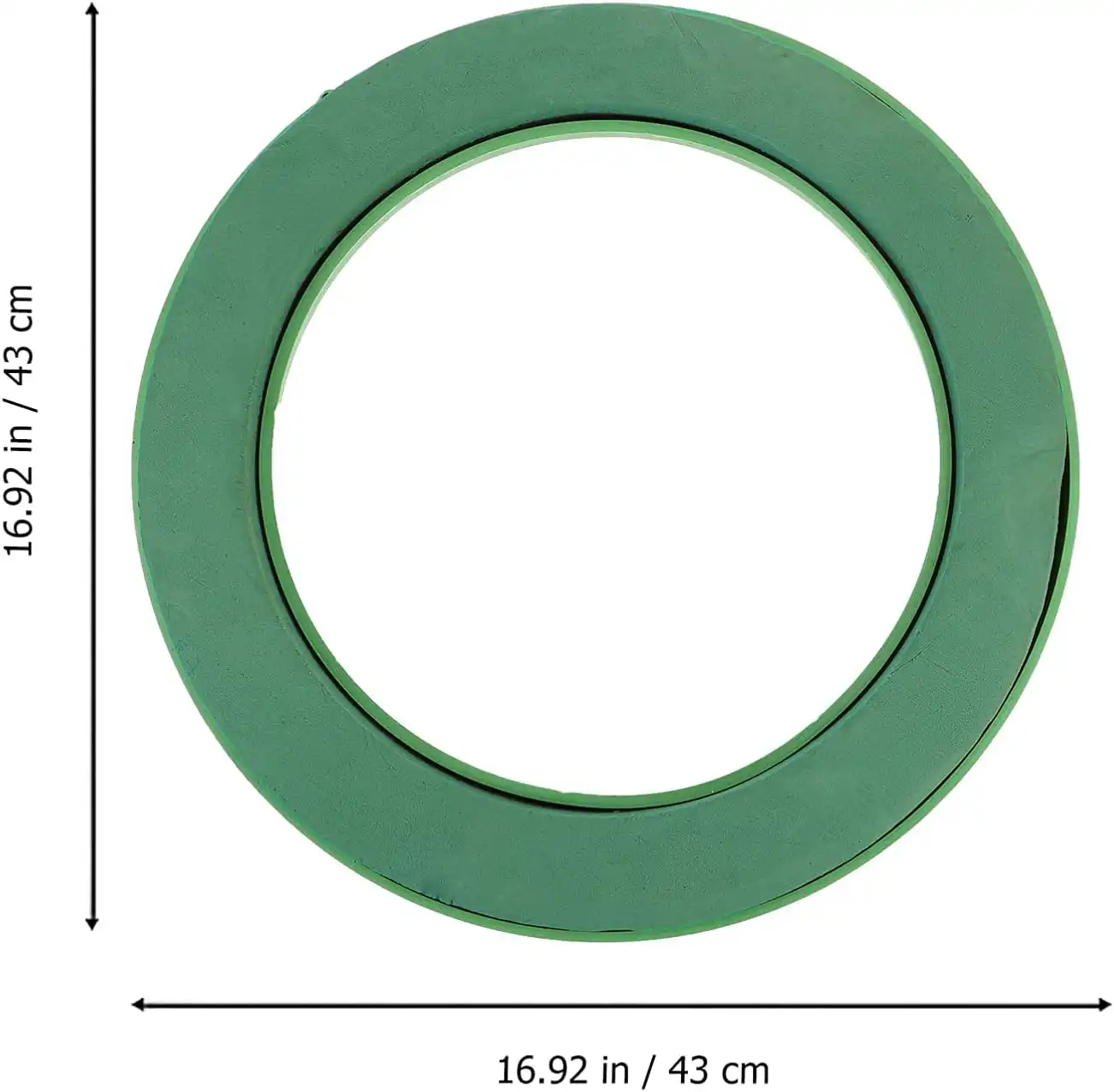 17 Inches Ring Round Shape Flower Foam For Valentines and Wedding Flower Decorations