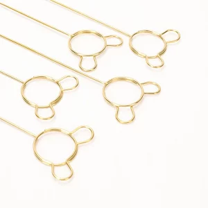 bear-shape-wire-golden-floral-picks-card-holders