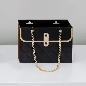black-bags-with-gold-chain-pack-of-4pcs