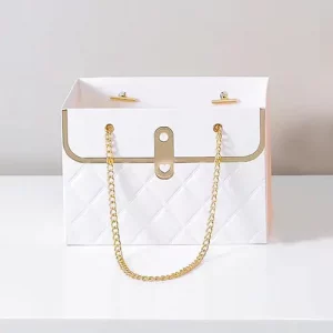 mini-white-bags-with-gold-chain-pack-of-4pcs