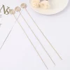 Metal Spiral Floral Card Holder