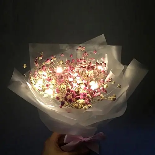 (Pack of 12) Warm White 7ft 20LED String Lights For Wedding/Party Floral Decorations