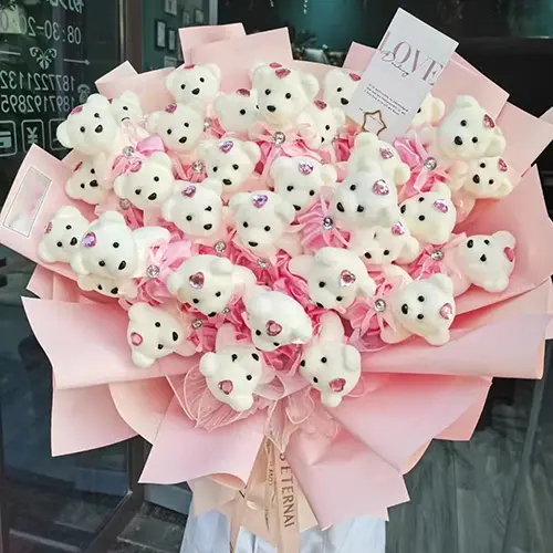 Bouquet bear-3 Bouquet Foam Bears