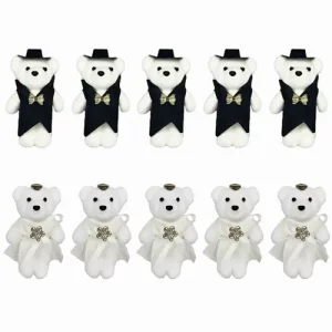 black-and-white-mini-foam-bears-pack-of-10-for-floral-decoration