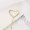 Golden Heart Wire Card Holders Golden Heart Wire Card Holders