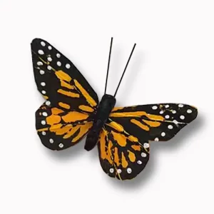 3-inches-yellow-decoration-butterflies