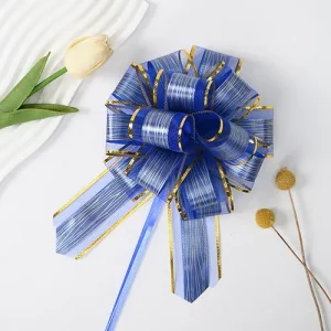 gold-edge-pull-bow-ribbon-blue