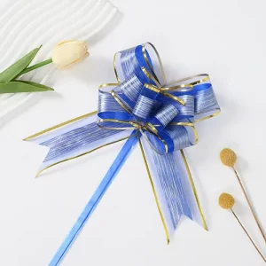 dark-blue-and-gold-pull-bow-ribbon