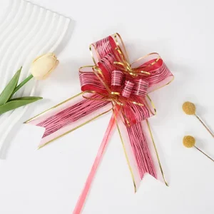 burgundy-and-gold-pull-bow-ribbon