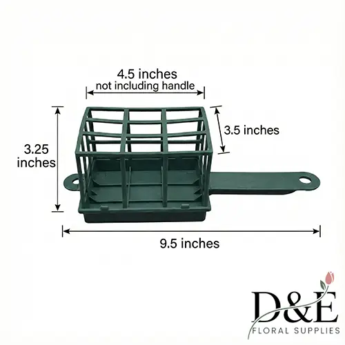 CH-03-4 Handled floral foam cage holder plastic no foam